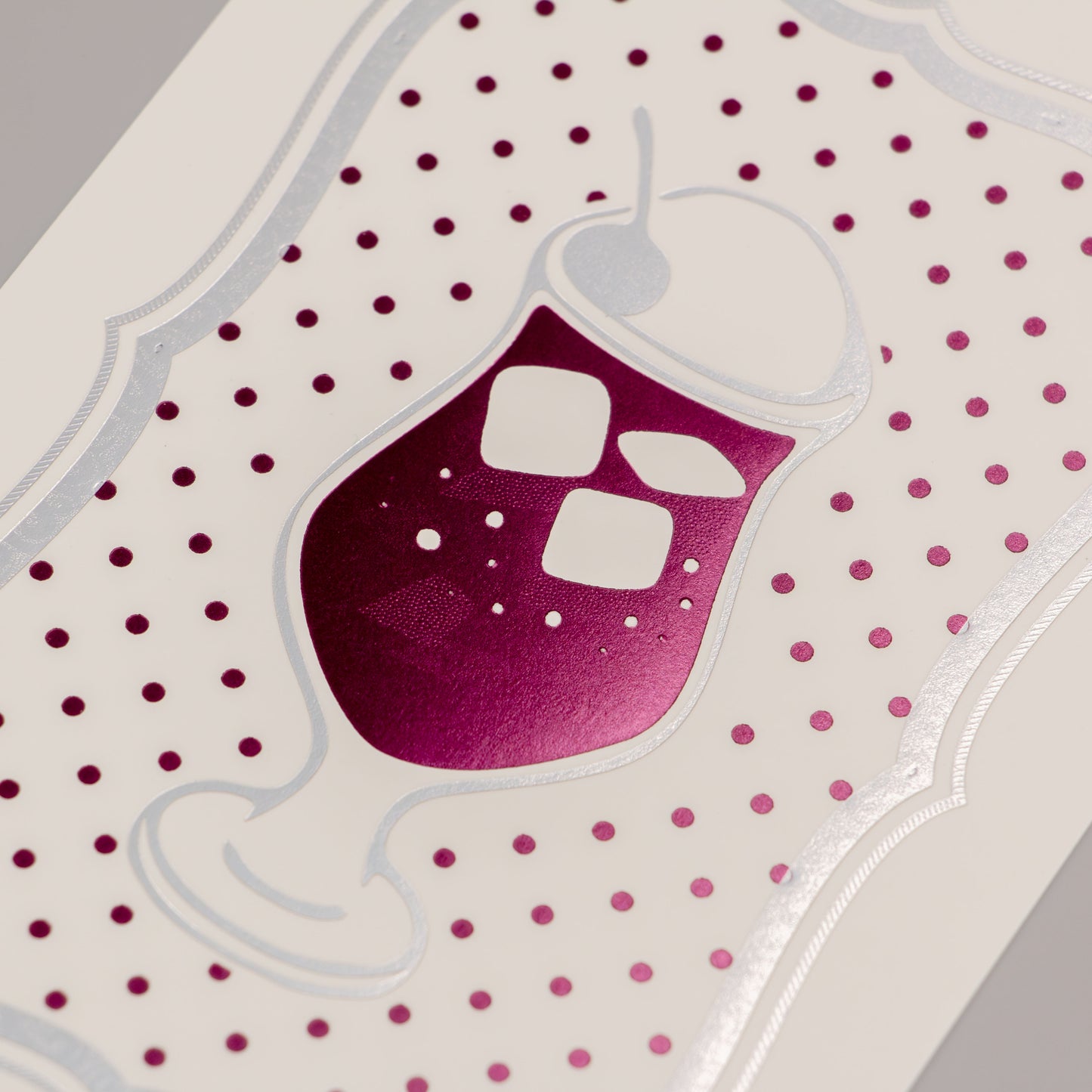 Cafe Nijirodo Cream Soda Postcard Frame "Grape"