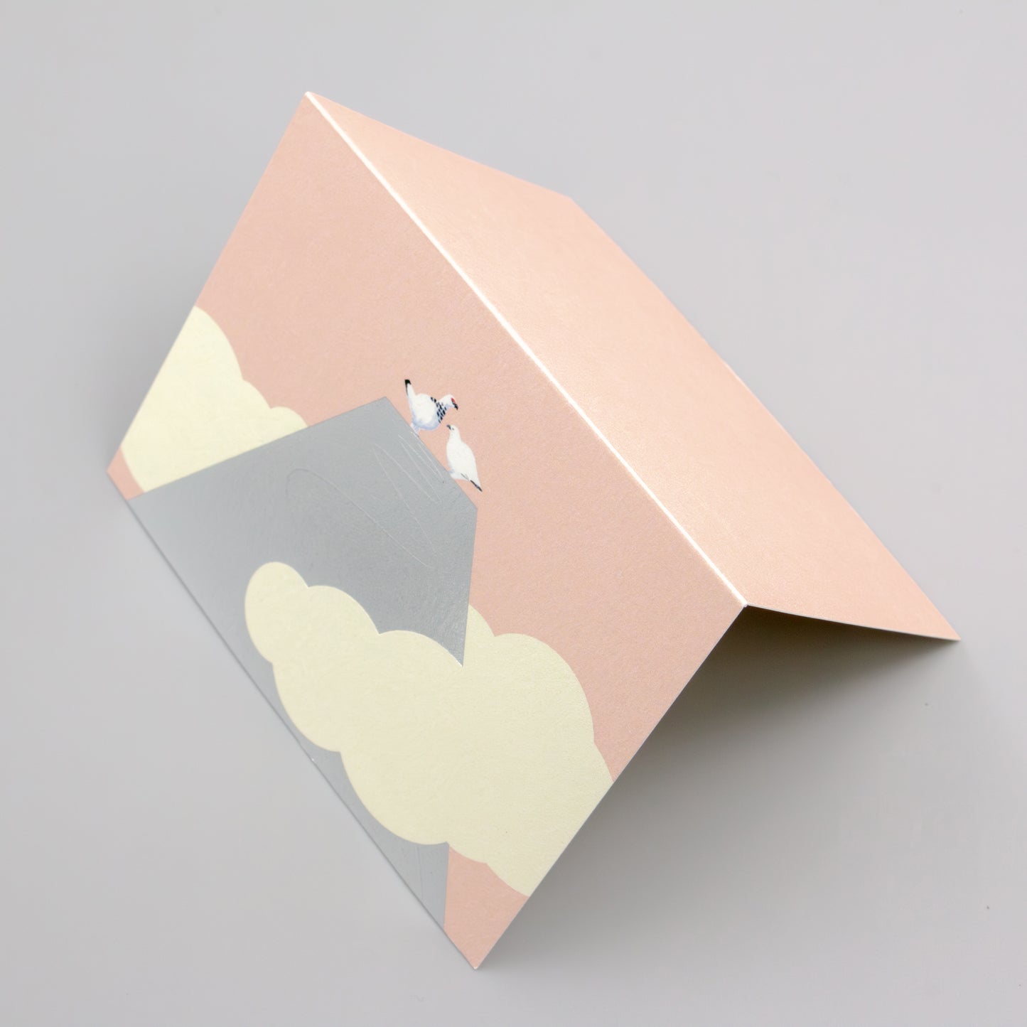Yamasanka 山のメッセージカード 「雷鳥」