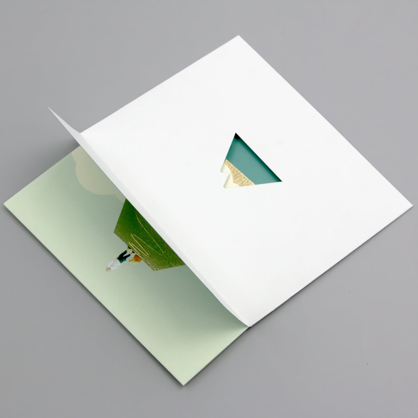 Yamasanka 山のメッセージカード 「登山者」