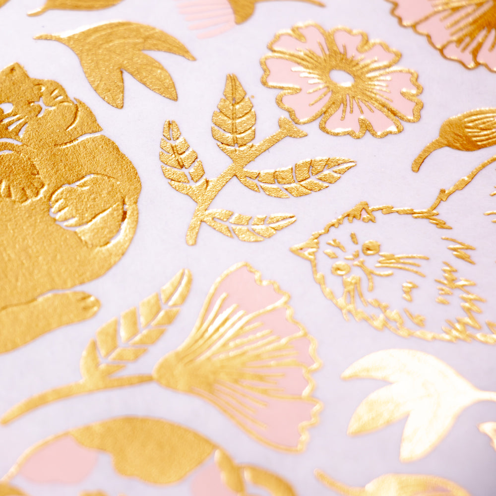 Cat Art Collection ブックカバー 「flower」