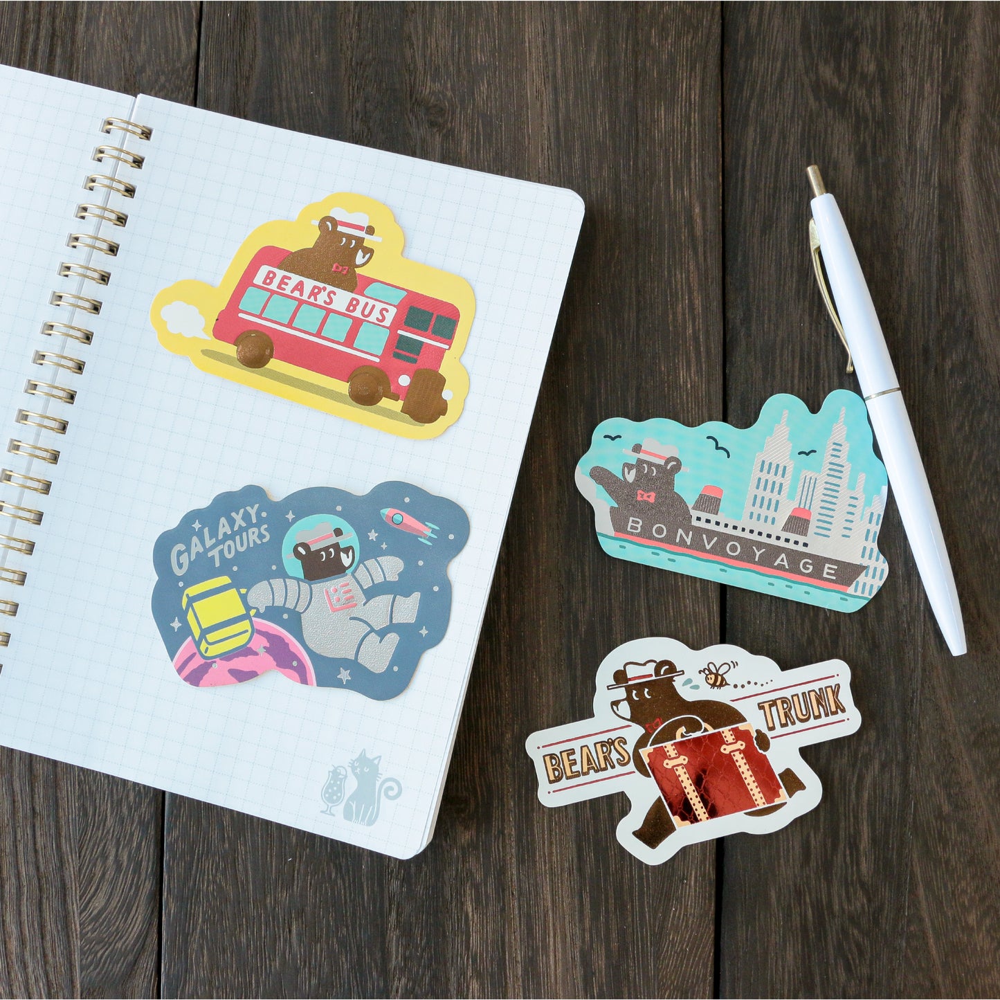 オビワン ステッカー「GALAXY TOURS」