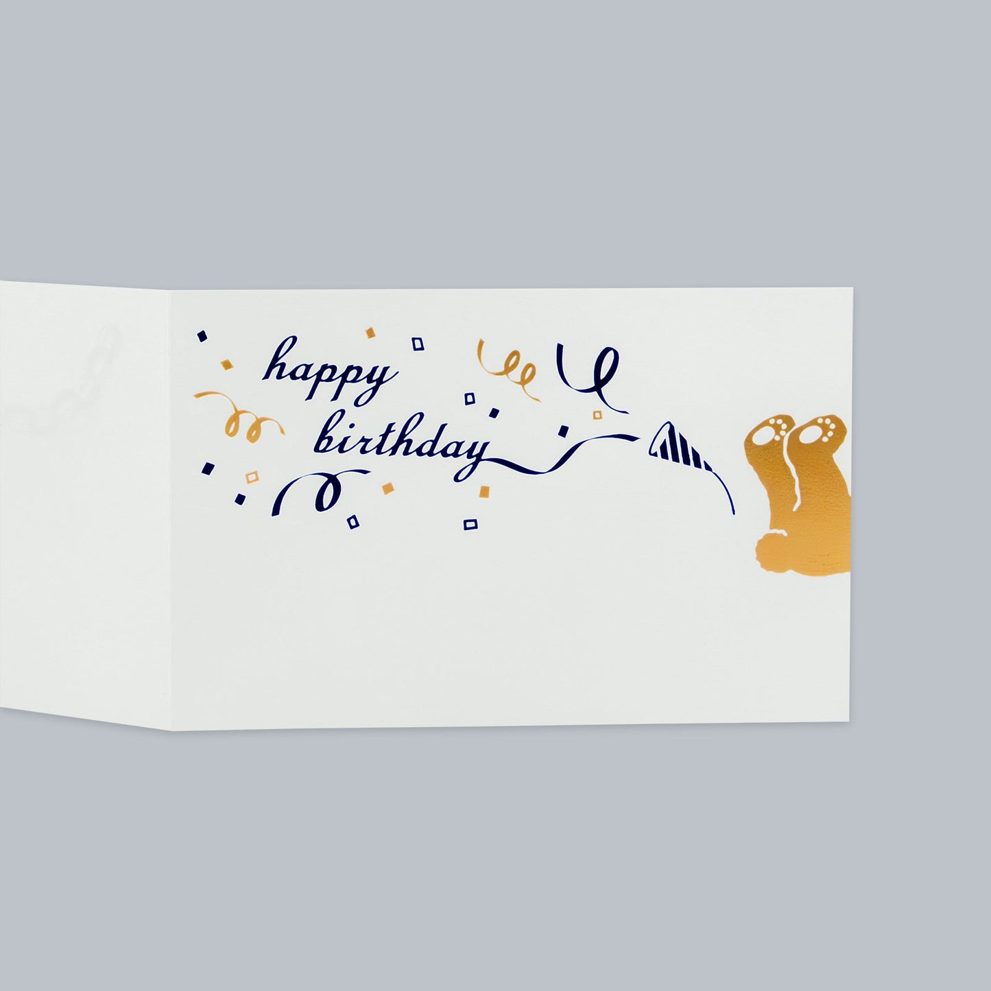 Birthday Card バースデーカードセット 「クマとクラッカー」