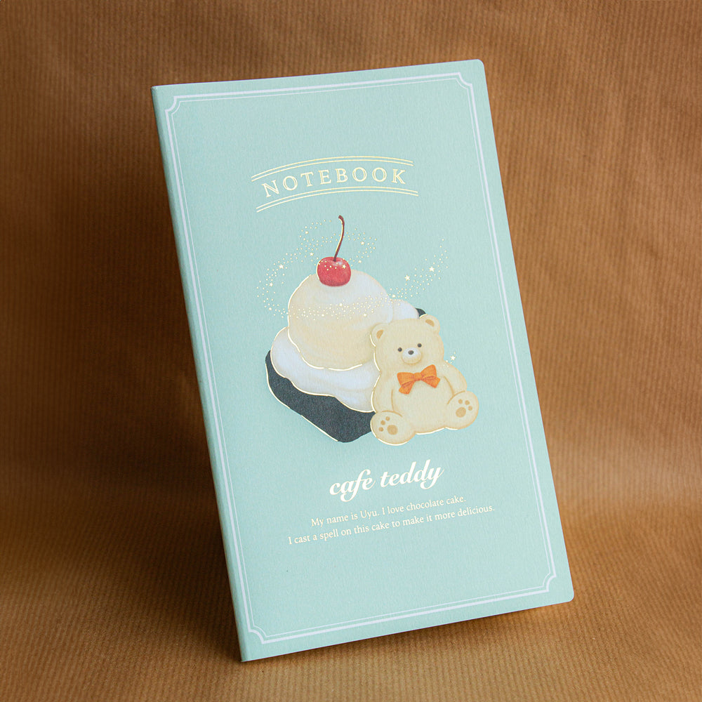 cafe teddy A5スリムノート 「ケーキ」