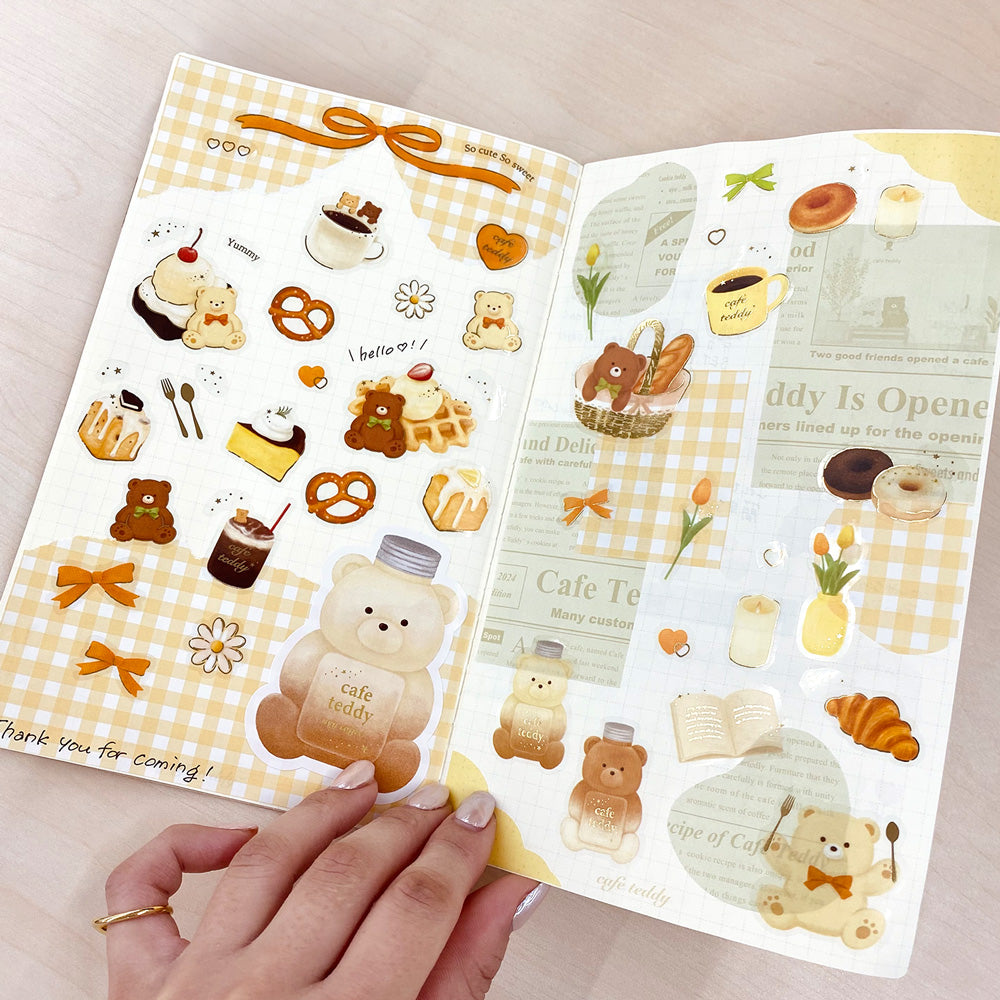 cafe teddy 手帳デコセット 「スイーツ」
