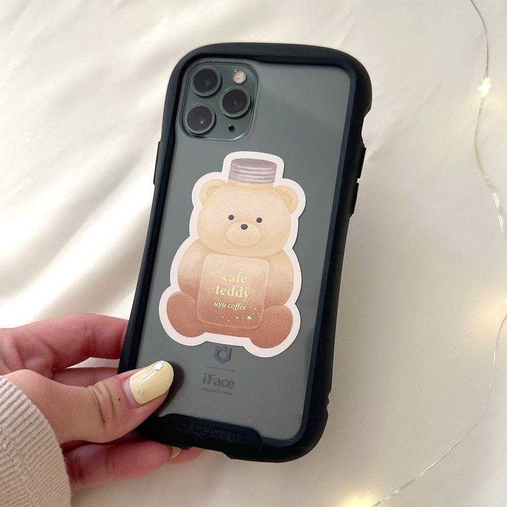 cafe teddy ステッカー 「ウユ」