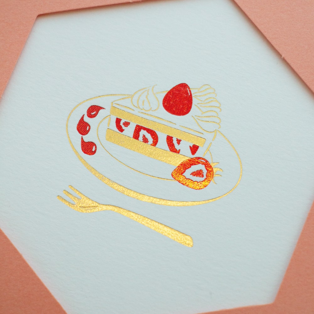 ROKKAKU CARD ごほうびスイーツ 「ショートケーキ」
