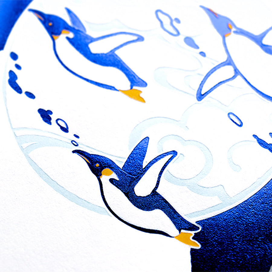 箔祝儀袋 動物吉祥 「ペンギン」