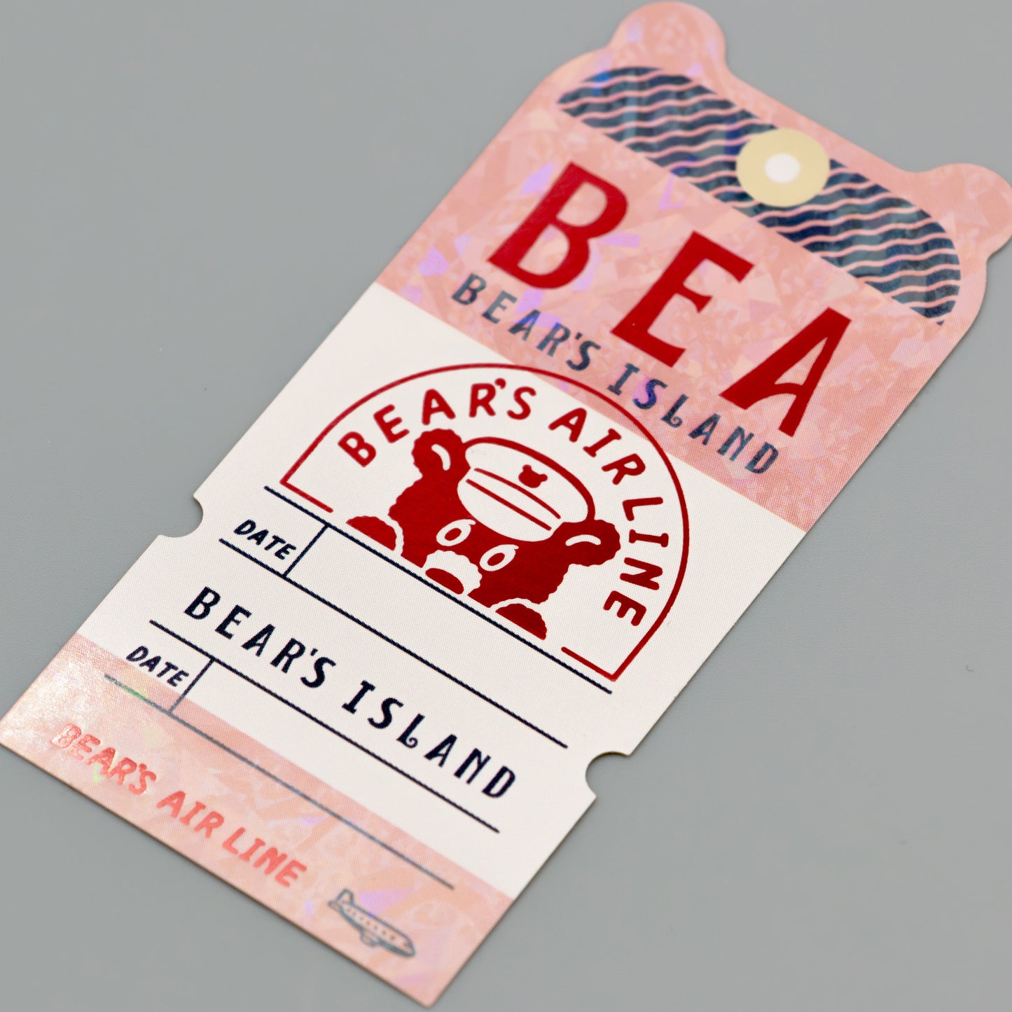 オビワン ステッカー「BEAR'S TICKET」