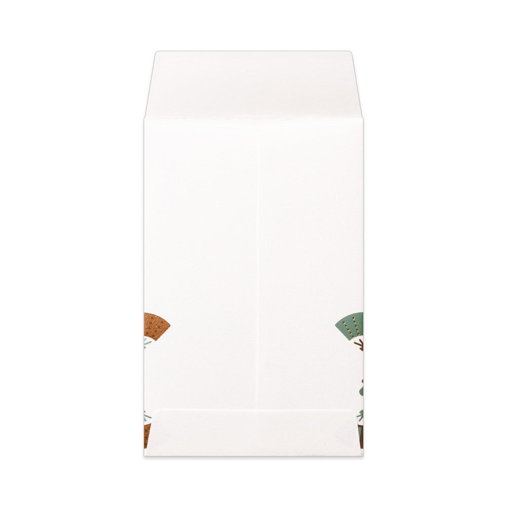 箔ぽち袋 縁起物ならべ 「富士・扇」