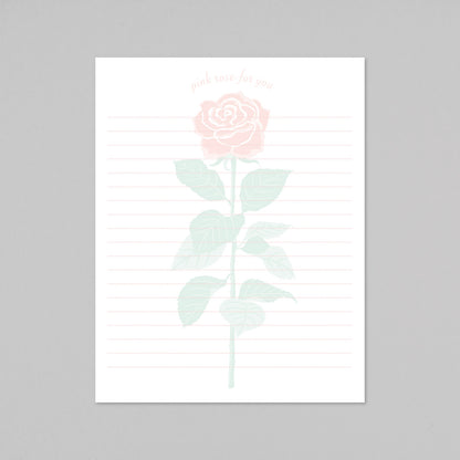 Hakuoshi Botanical レターセット 「バラ」