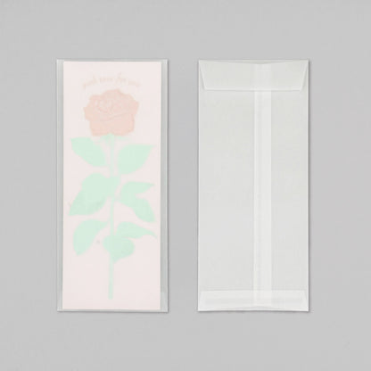 Hakuoshi Botanical レターセット 「バラ」