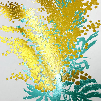 Hakuoshi Botanical B6リングノート 「ミモザ」