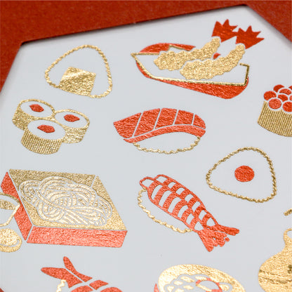 ROKKAKU CARD きらきらじゃぱん 「和食」