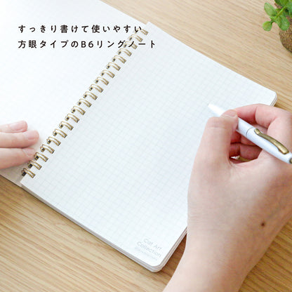 貓咪藝術收藏 B6線圈筆記本「SHIZUWARA HINATA 漫畫風」