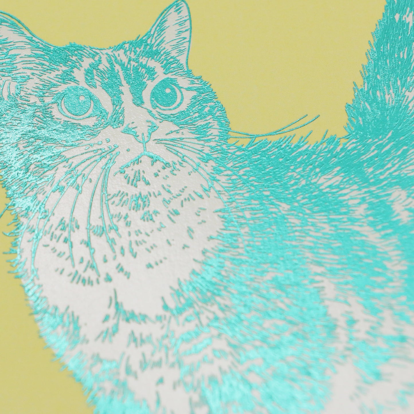 Cat Art Collection ポストカード「わらび」