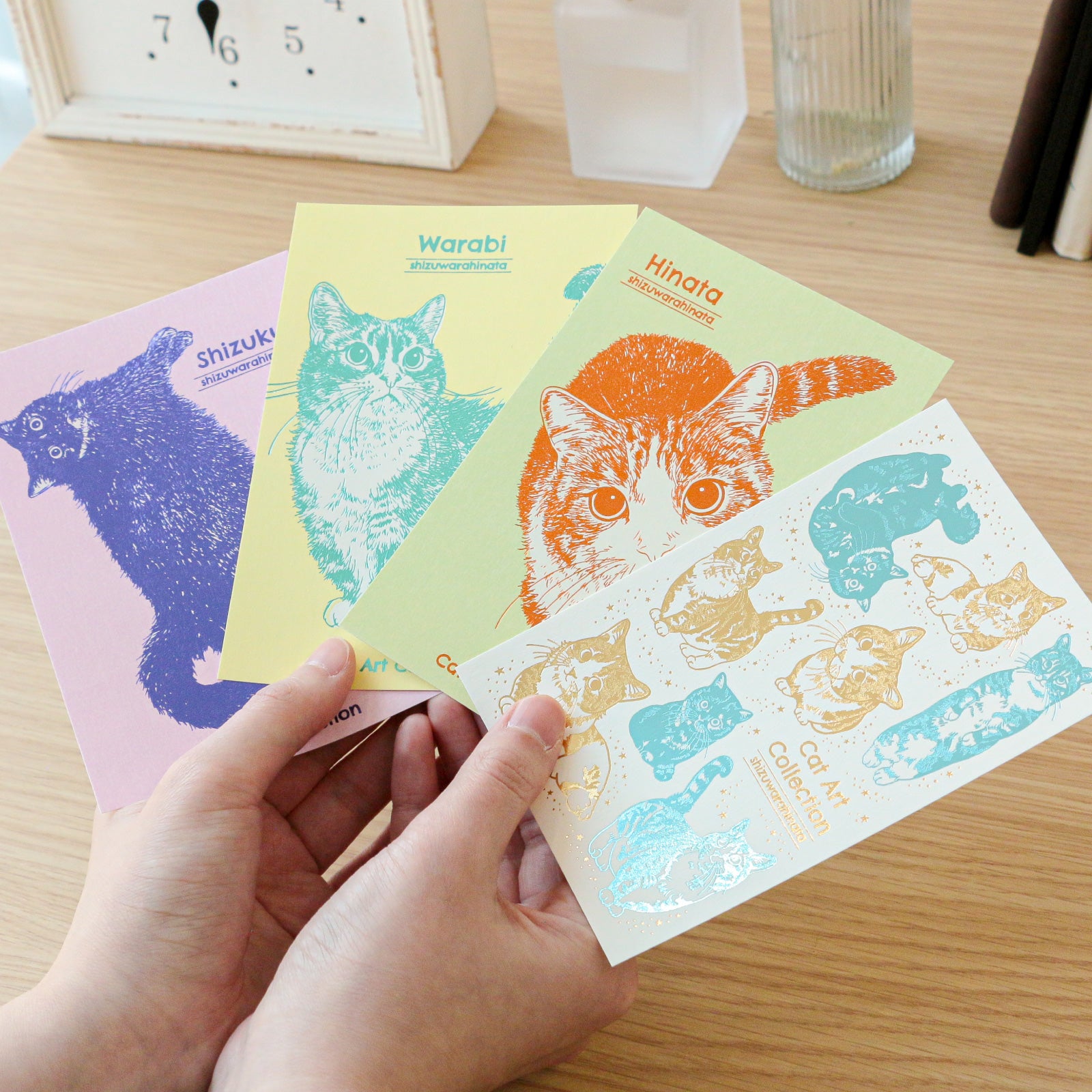 Cat Art Collection ポストカード 「ひなた」 – ROKKAKU