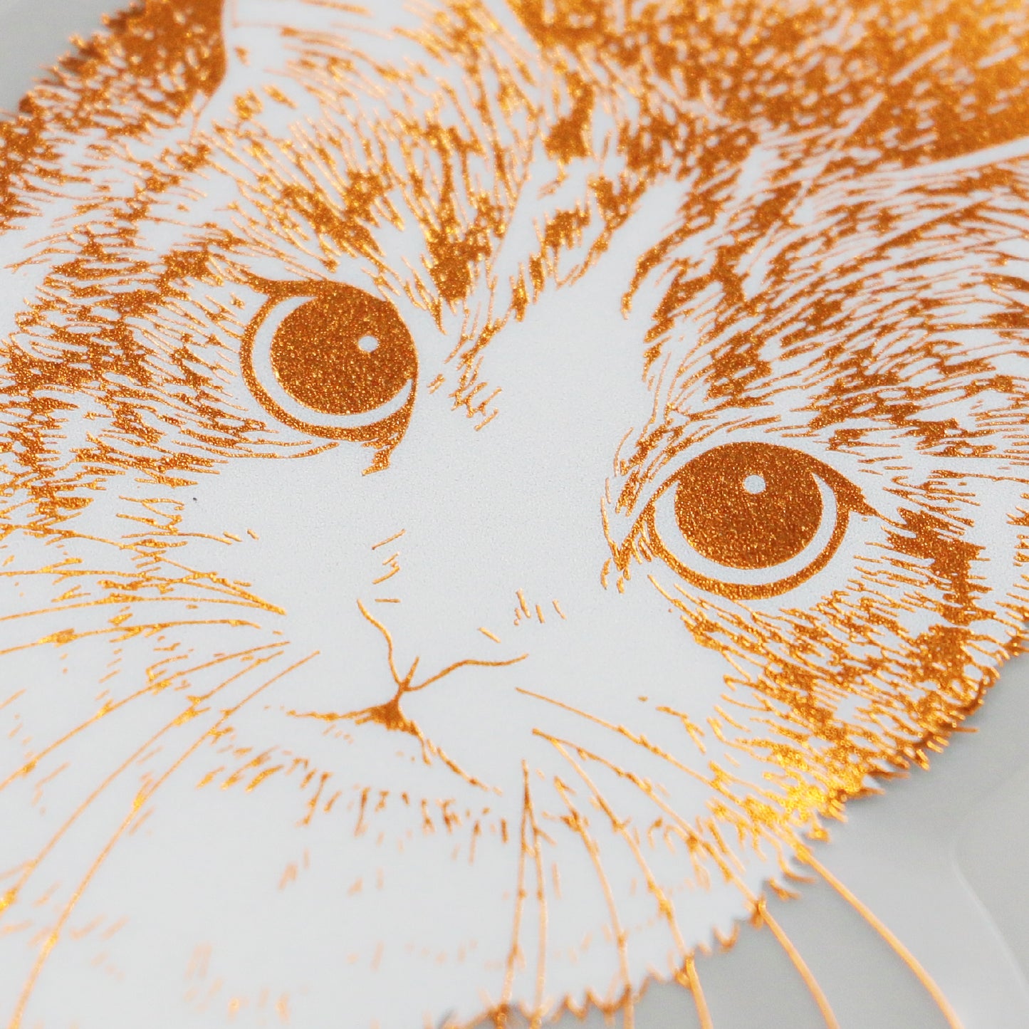 Cat Art Collection クリアダイカットステッカー「ひなた」