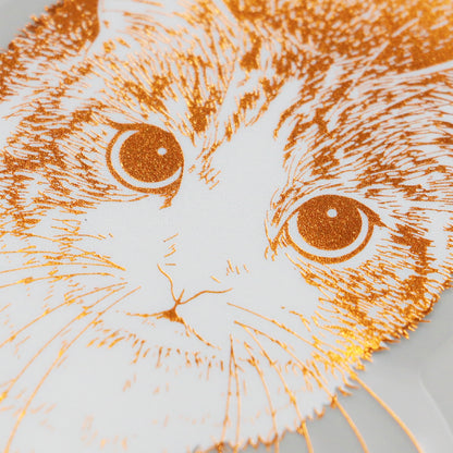 Cat Art Collection クリアダイカットステッカー「ひなた」