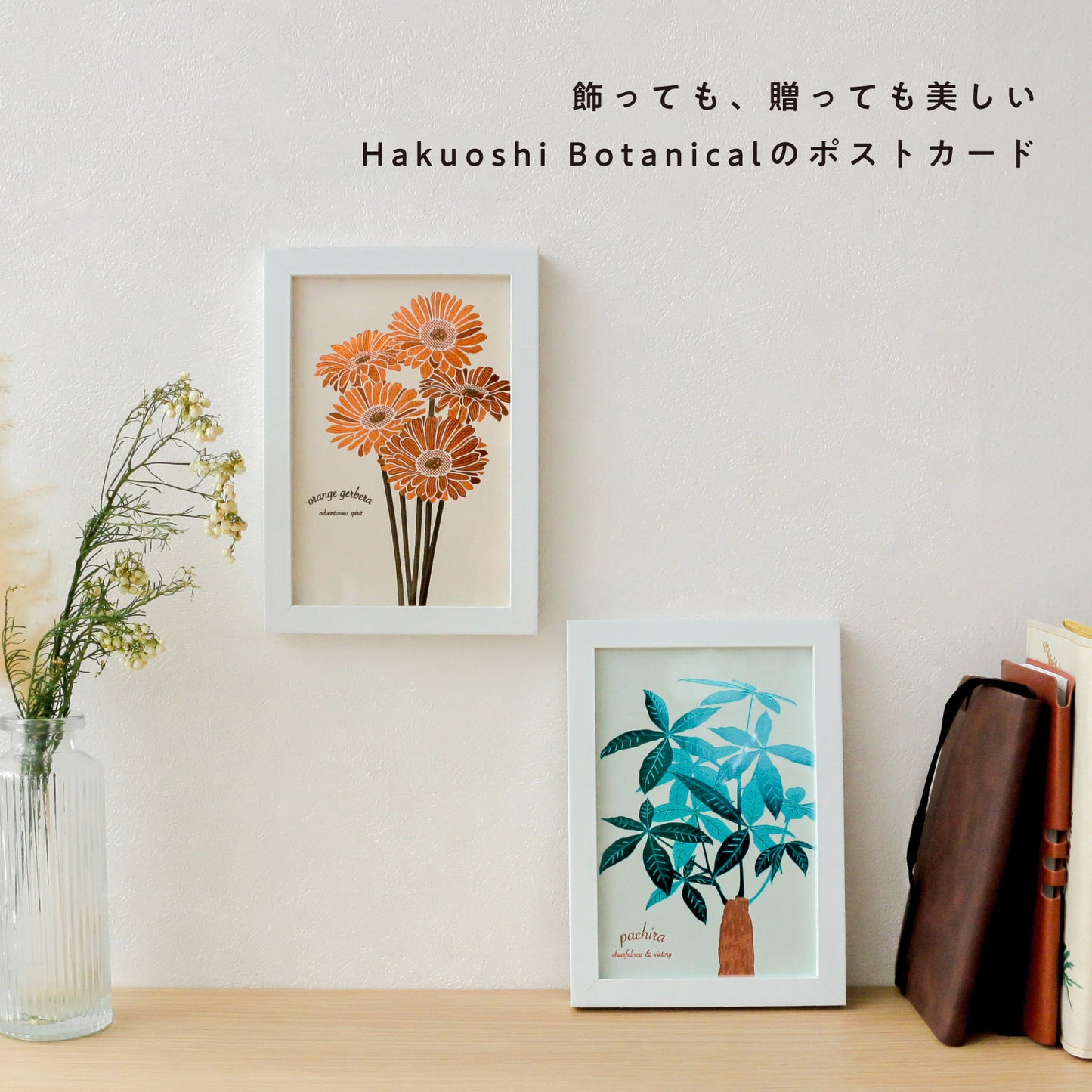 Hakuoshi Botanical Postcard "Mimosa"