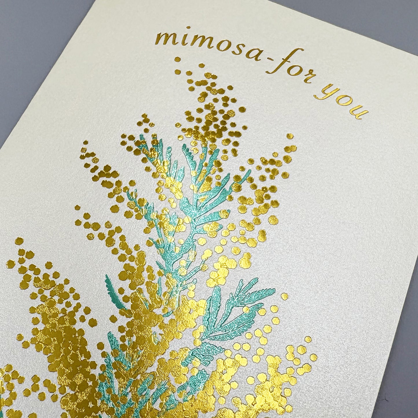 Hakuoshi Botanical レターセット 「ミモザ」