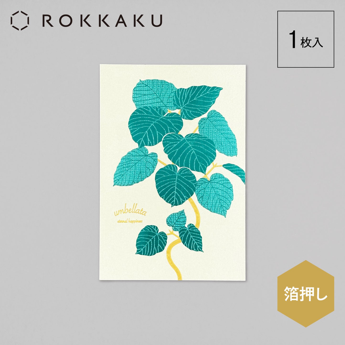 Hakuoshi Botanical ポストカード 「ウンベラータ」