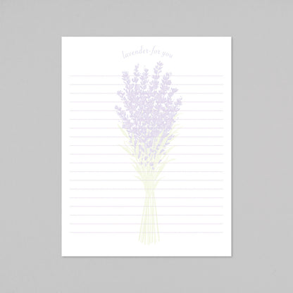 Hakuoshi Botanical レターセット 「ラベンダー」