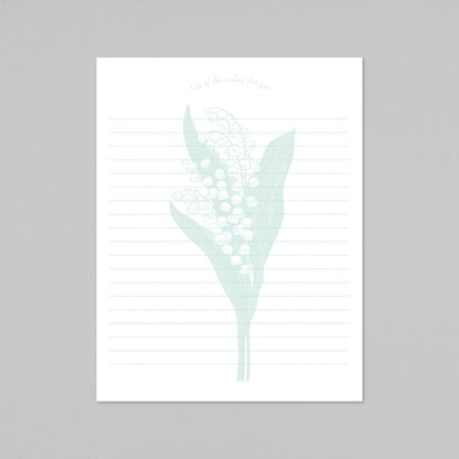 Hakuoshi Botanical レターセット 「スズラン」