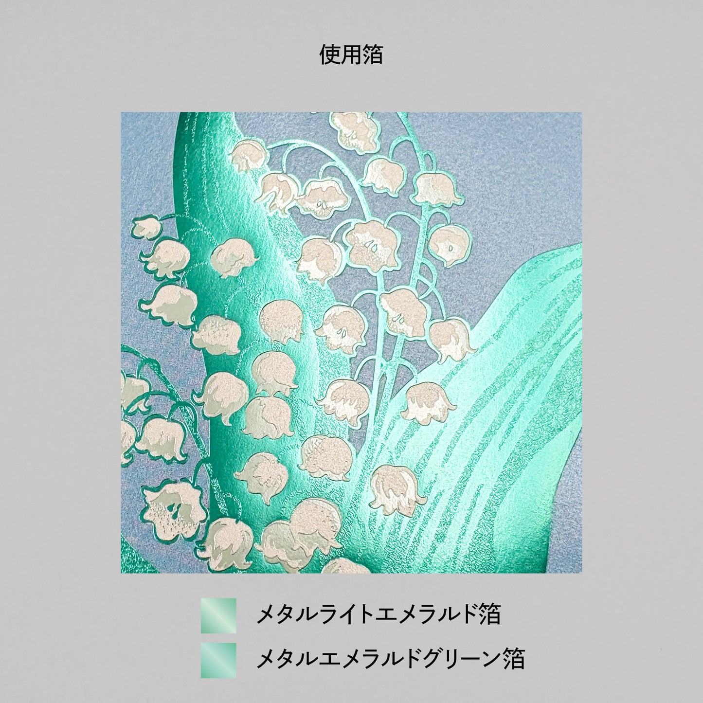 Hakuoshi Botanical レターセット 「スズラン」