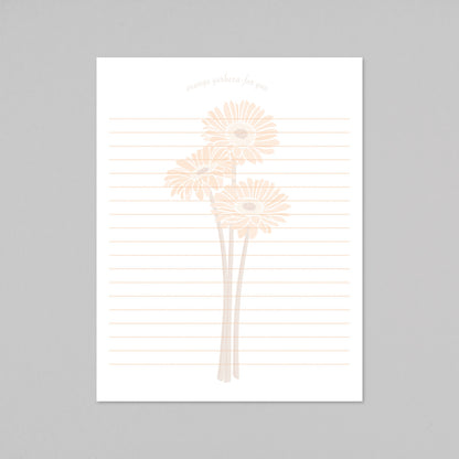 Hakuoshi Botanical レターセット 「ガーベラ」