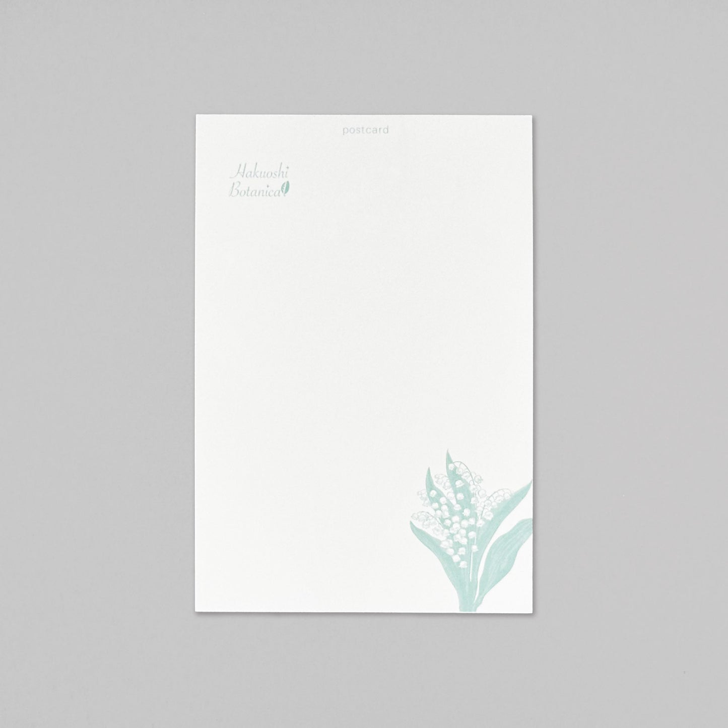 Hakuoshi Botanical Postcard "Lily of the Valley"
