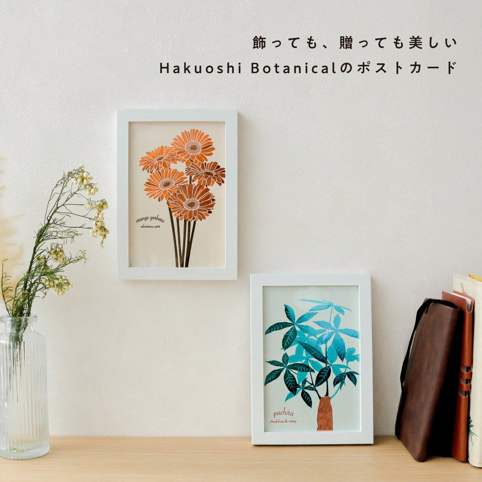 Hakuoshi Botanical ポストカード 「ガーベラ」 – ROKKAKU