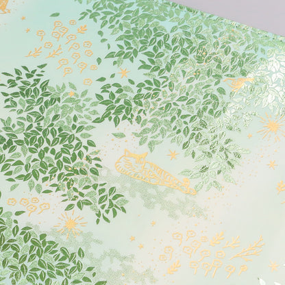 日常をハレの日に ブックカバー 「Sunlit Leaves」