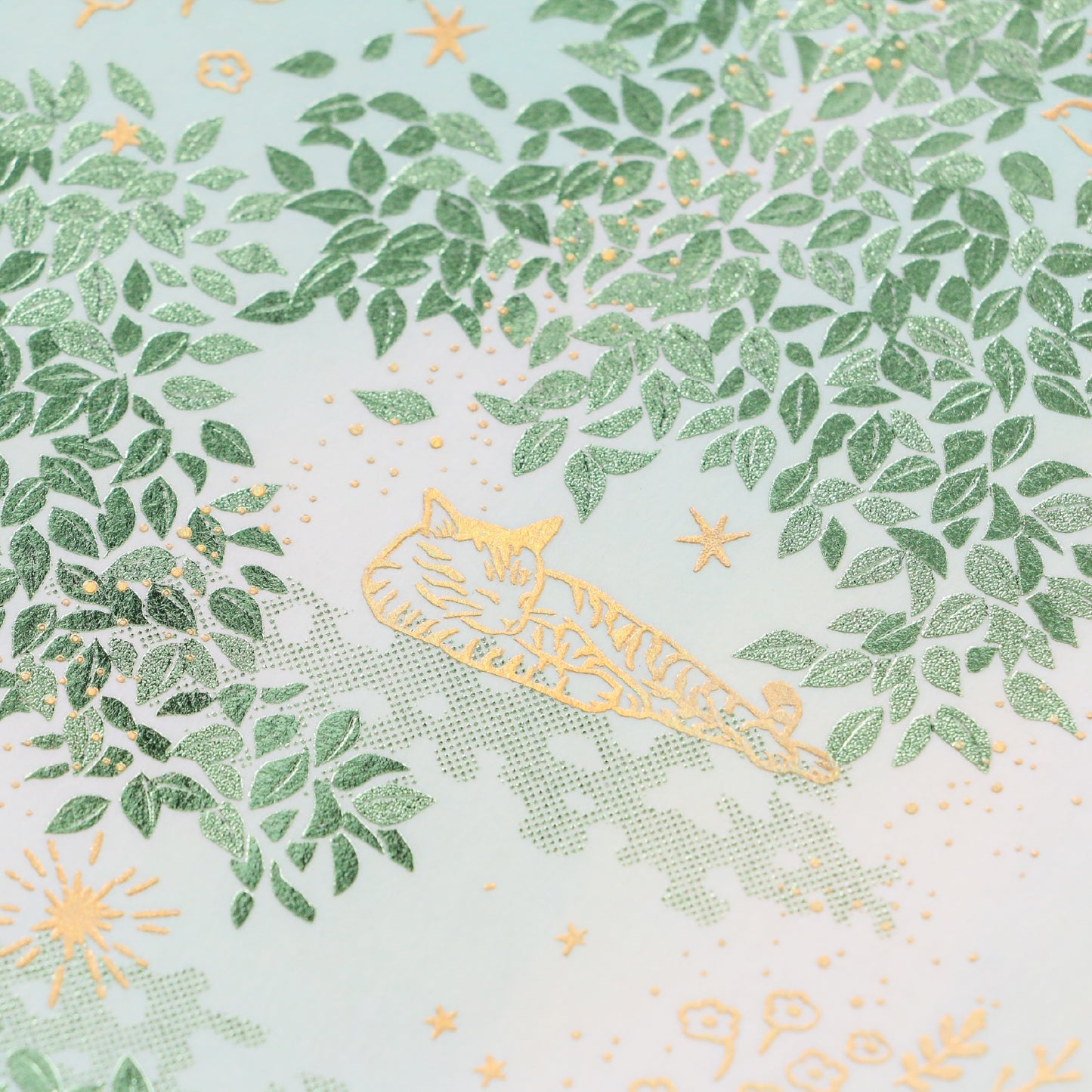 日常をハレの日に ブックカバー 「Sunlit Leaves」