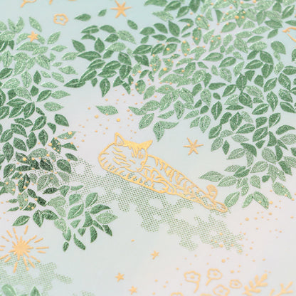 日常をハレの日に ブックカバー 「Sunlit Leaves」
