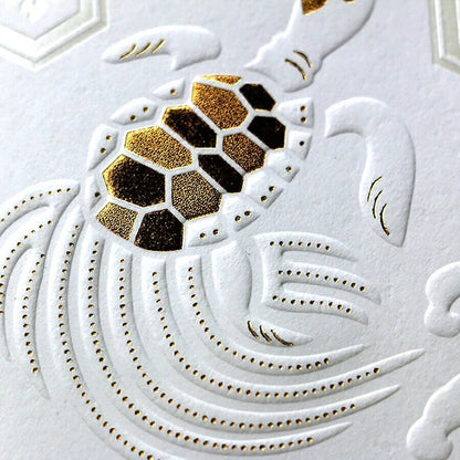 Foil gift envelope "Sea"