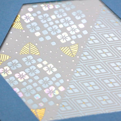 ROKKAKU CARD やまとなでしこ 「紫陽花」