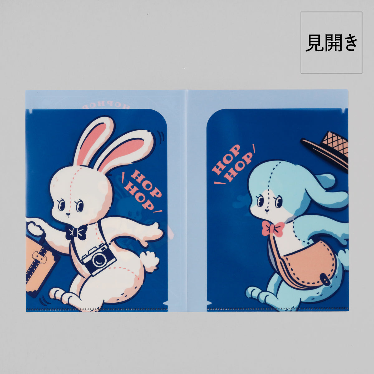 オビワン A5ダブルポケットクリアファイル「Binky TRIP」