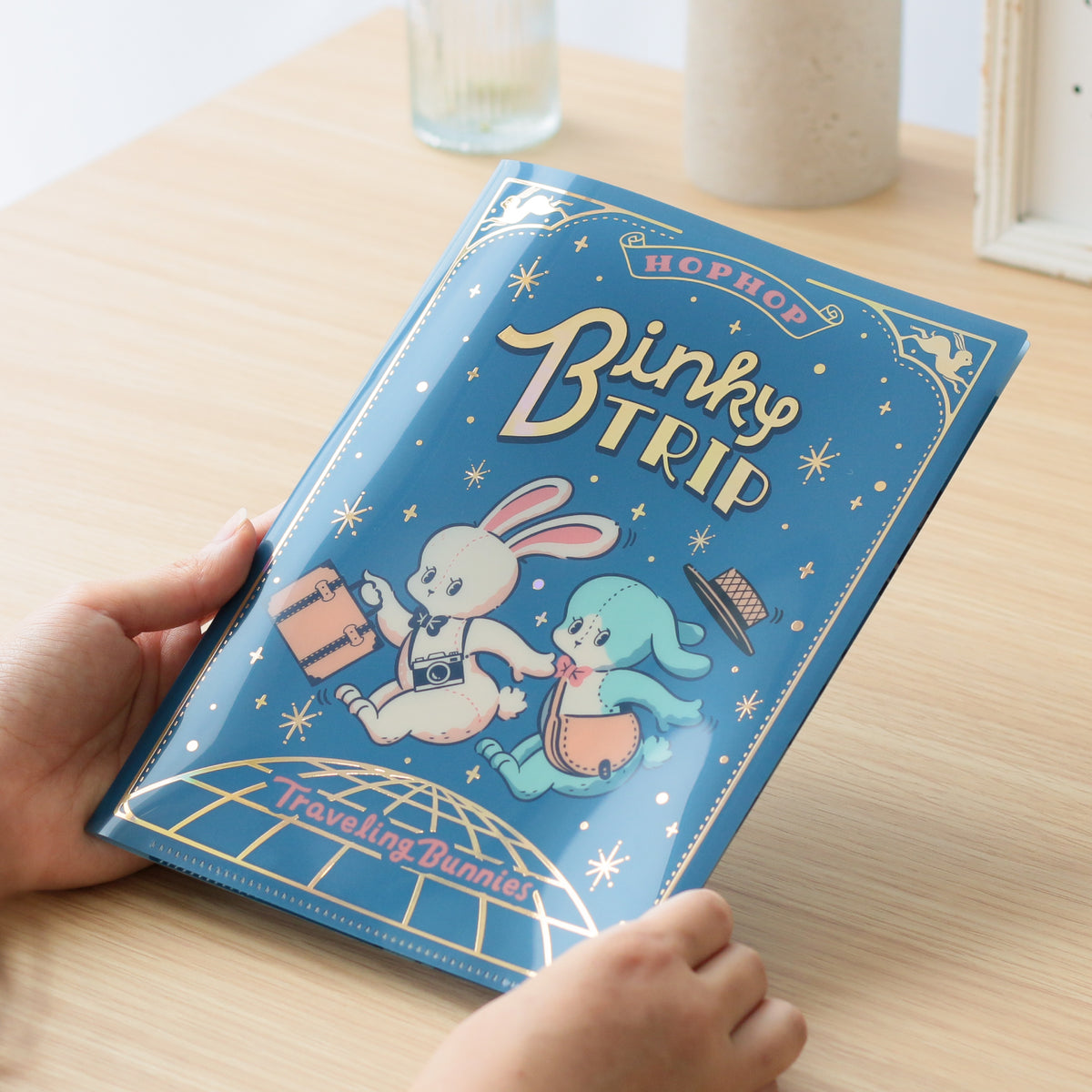 オビワン A5ダブルポケットクリアファイル「Binky TRIP」