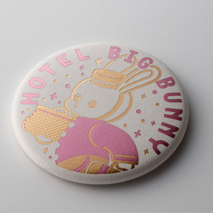 オビワン 箔押しマグネット「HOTEL BIG BUNNY」