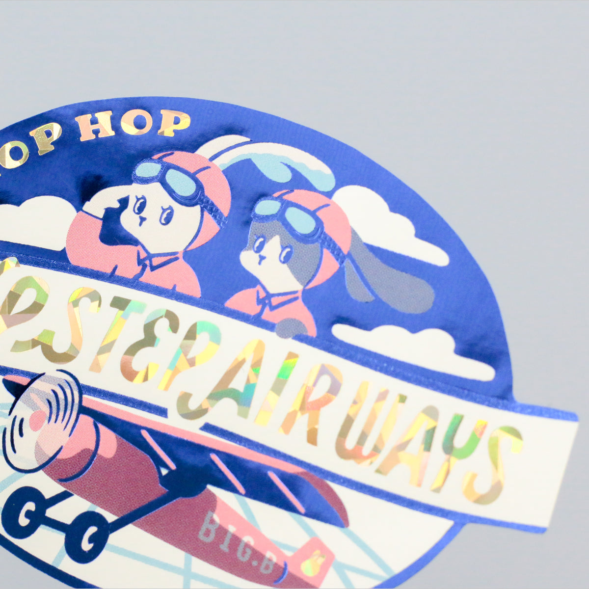 オビワン ステッカー「HOP STEP AIR WAYS」