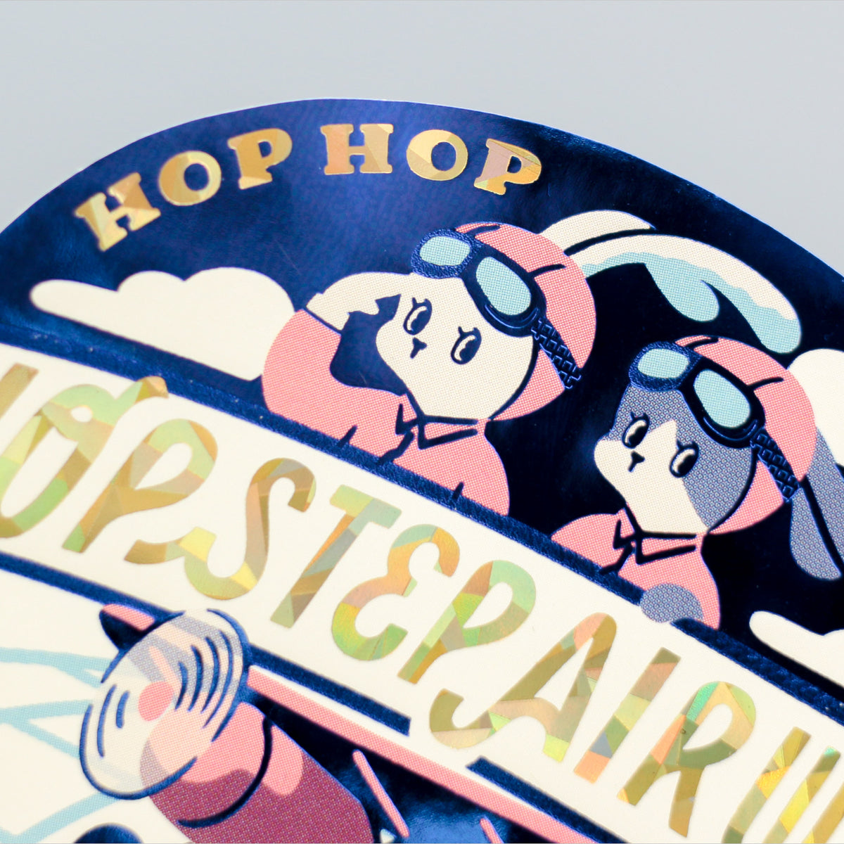 オビワン ステッカー「HOP STEP AIR WAYS」