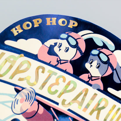 オビワン ステッカー「HOP STEP AIR WAYS」