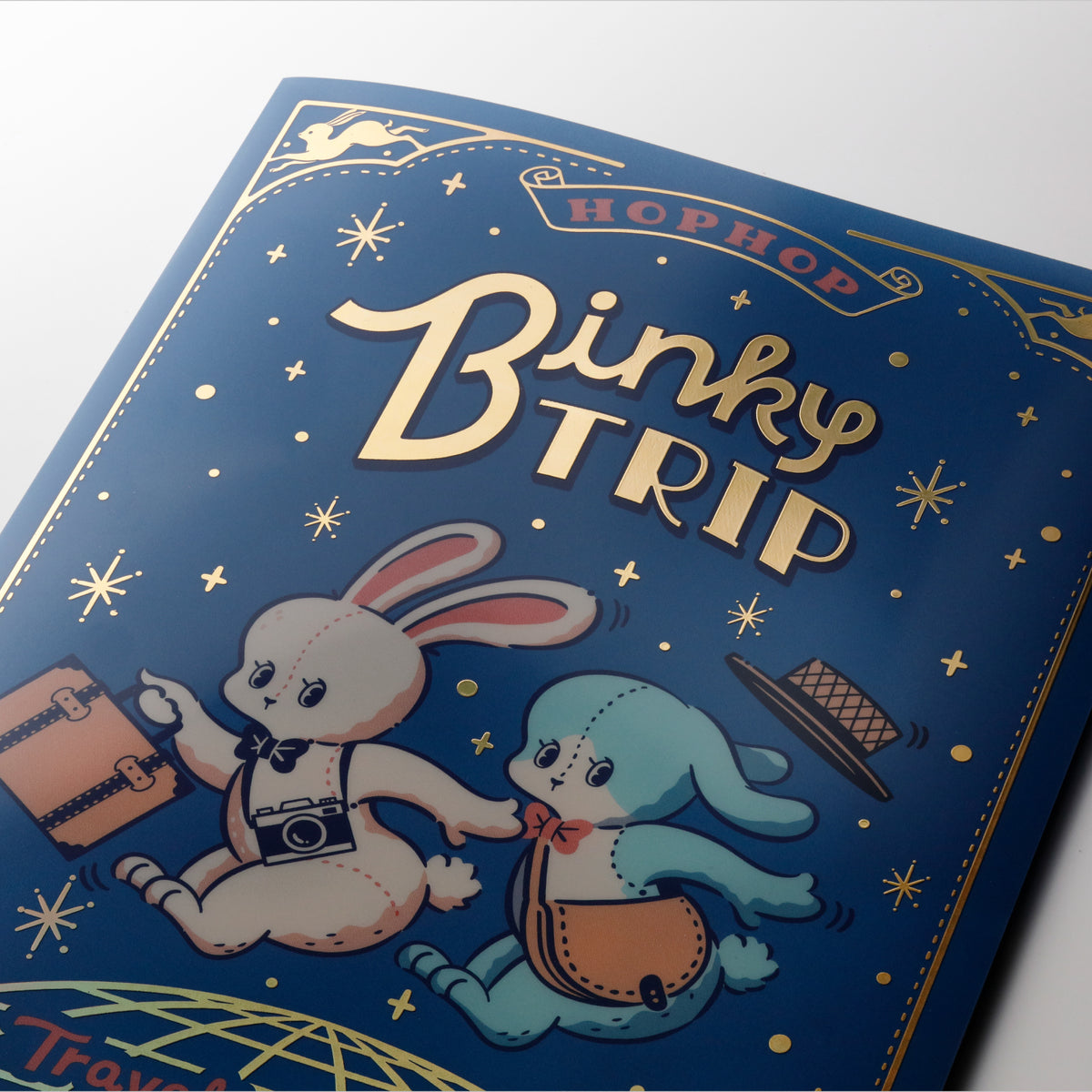 オビワン A5ダブルポケットクリアファイル「Binky TRIP」