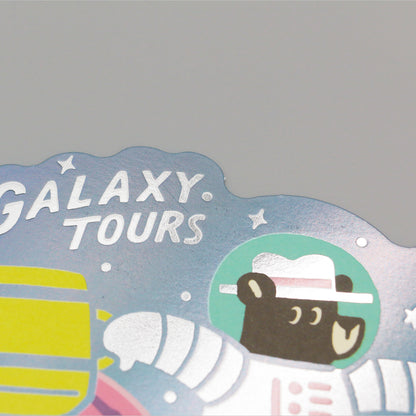 オビワン ダイカットポストカード「GALAXY TOURS」