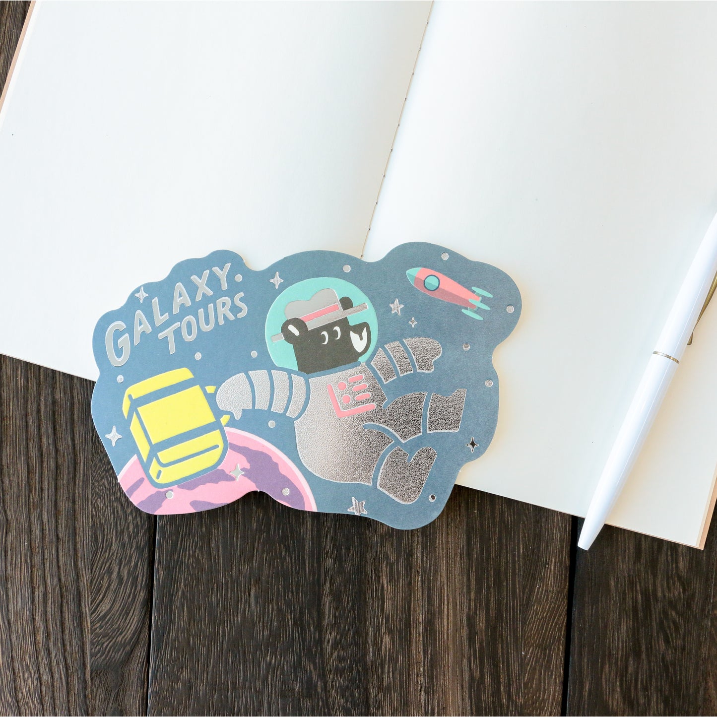 オビワン ダイカットポストカード「GALAXY TOURS」