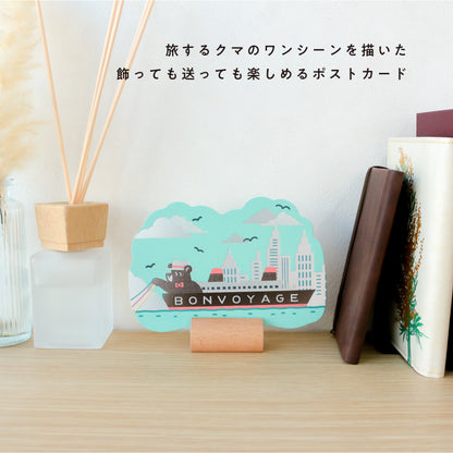 オビワン ダイカットポストカード「SHIPS TOURS」