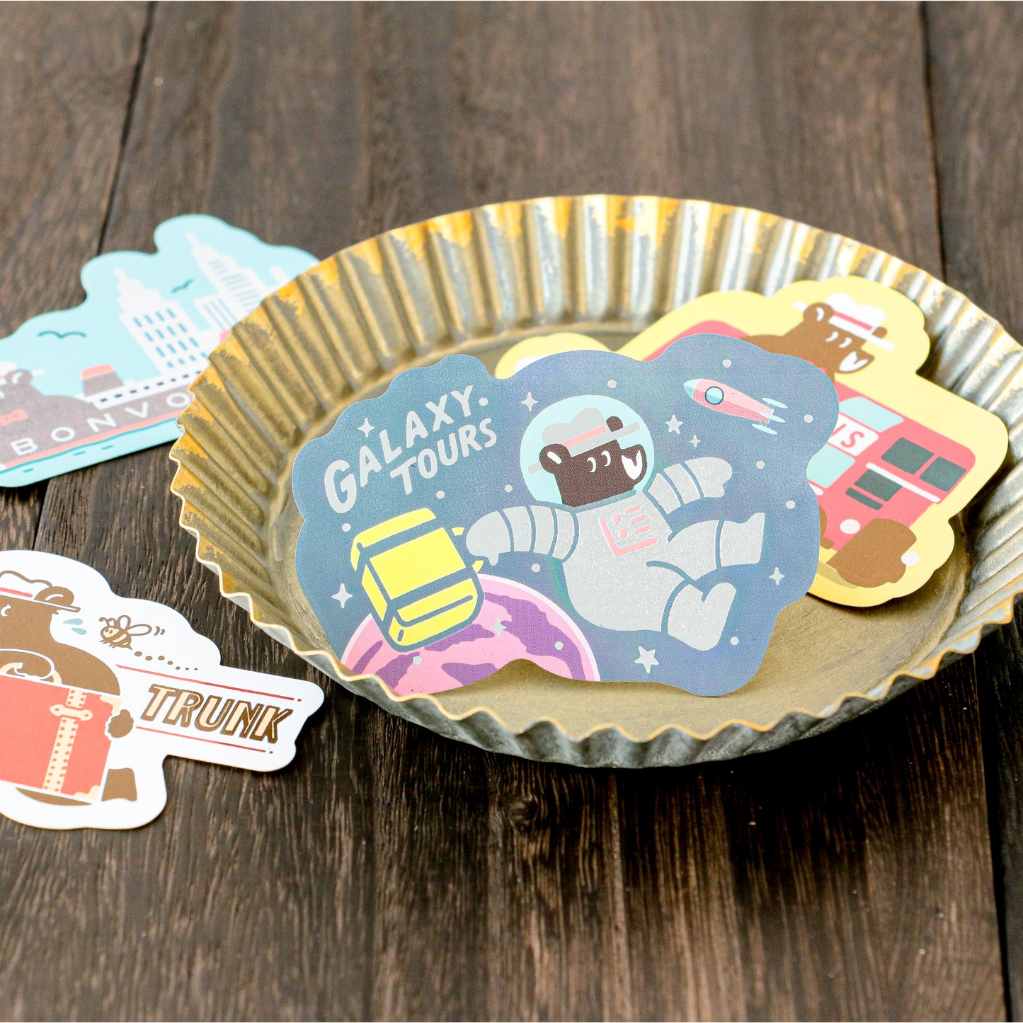 オビワン　ステッカー「GALAXY TOURS」