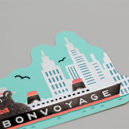 オビワン　ステッカー「SHIPS TOURS」