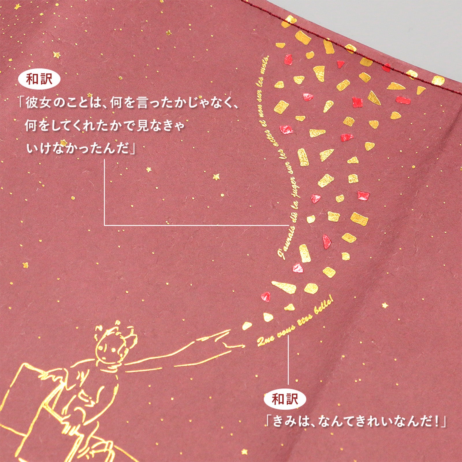 星の王子さま ブックカバー 「たいせつなこと」 – ROKKAKU
