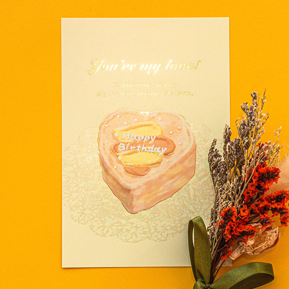 Birthday Card バースデーカード 「イエロー」
